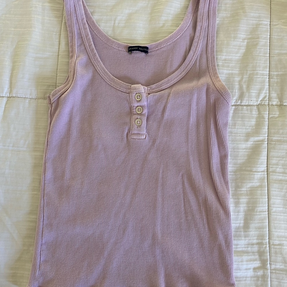 Purple tank brandy melville